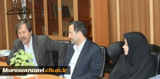 دیدار مدیریت امور پردیس های استان وسرپرست پردیس شهید هاشمی نژاد با مدیرکل سازمان نوسازی استان