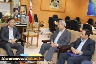 دیدار دکتر مجتبوی مدیریت استانی دانشگاه فرهنگیان خراسان رضوی با معاونت استانداری خراسان رضوی