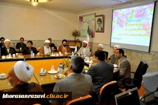 مراسم معارفه مسئول نهاد نمایندگی مقام معظم رهبری در دانشگاه فرهنگیان خراسان رضوی