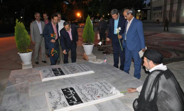 مراسم انتصاب مدیر امور پردیس های دانشگاه فرهنگیان خراسان رضوی و سرپرست پردیس شهید بهشتی مشهد باحضور دکتر تاجیک قایم مقام دانشگاه فرهنگیان کشور برگزار شد