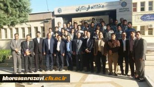 مراسم بدرقه کاروان ورزشی دانشجو معلمان باحضوردکترمهرمحمدی