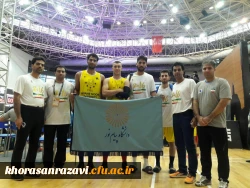 برتری تیم بسکتبال دانشجویان ایران در مصاف با تیم دانشجویان آمریکا