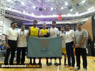 برتری تیم بسکتبال دانشجویان ایران در مصاف با تیم دانشجویان آمریکا