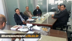 جلسه مسوولین دانشگاه فرهنگیان با شورای شهر مشهد