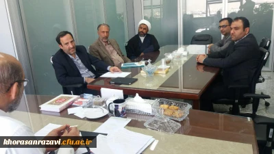 جلسه مسوولین دانشگاه فرهنگیان با شورای شهر مشهد در خصوص 31 جشنواره ملی قرآن و عترت دانشجویان سراسر کشور
