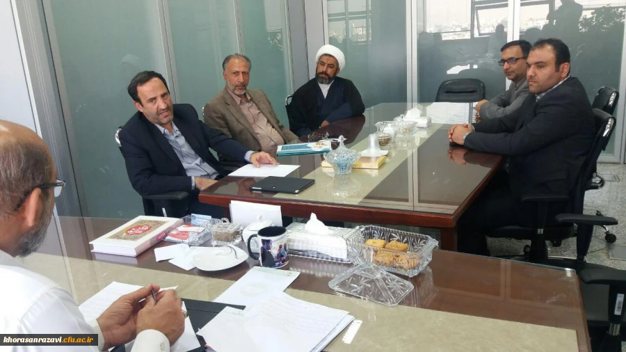 جلسه مسوولین دانشگاه فرهنگیان با شورای شهر مشهد