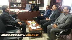 دیدار مسوولین دانشگاه فرهنگیان خراسان رضوی با معاونین اداره کل پیرامون برنامه ریزی انجام مصاحبه از پذیرفته شدگان ماده 28