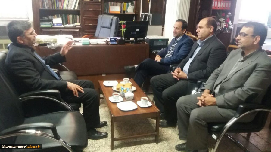 دیدار مسوولین دانشگاه فرهنگیان خراسان رضوی با معاونین اداره کل پیرامون برنامه ریزی انجام مصاحبه از پذیرفته شدگان ماده 28