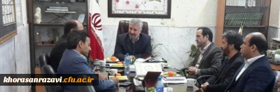 مدیر امور پردیس های دانشگاه فرهنگیان خراسان رضوی در دیدار با رییس آموزش و پرورش ناحیه 7 مشهد:
دانشگاه فرهنگیان پیشانی آموزش و پرورش است