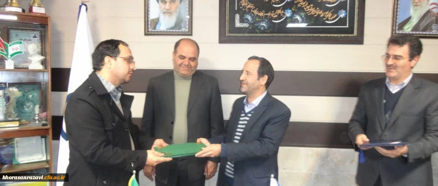 مراسم معارفه معاون محترم هماهنگی دانشگاه فرهنگیان واحد دانشور نیشابور