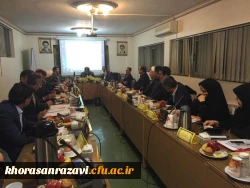 دکتر حسینی در جلسه هیات امنای دانشگاه فرهنگیان استان خراسان رضوی: