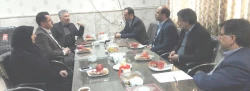 دیدار رییس آموزش و پرورش ناحیه هفت مشهد با مدیر امور پردیس های دانشگاه فرهنگیان خراسان رضوی