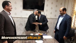 دیدار رییس آموزش و پرورش ناحیه هفت مشهد با مدیر امور پردیس های دانشگاه فرهنگیان خراسان رضوی 2