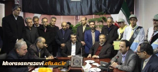 پس از شهادت چندتن از آتش نشانان در حادثه ساختمان پلاسکو تهران انجام شد:

حضور مدیرکل آموزش و پرورش و مدیر امور پردیس های دانشگاه فرهنگیان خراسان رضوی در دفتر مدیرعامل سازمان آتش نشانی مشهد