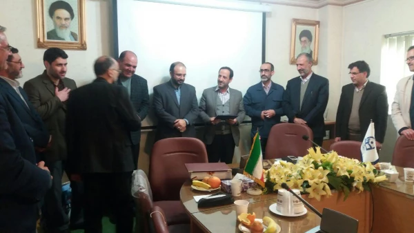 برگزاری مراسم تکریم و معارفه مسئول حراست پردیس شهید بهشتی دانشگاه فرهنگیان 4