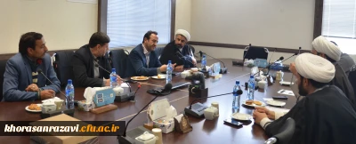 دیدار مدیریت امور پردیس های دانشگاه فرهنگیان خراسان رضوی  با مدیرکل اوقاف وامور خیریه خراسان رضوی