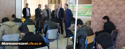 بازدید  دکتر مرتضی چناری مدیر کل  امور مالی دانشگاه فرهنگیان به همراه  دکتر غفاریان معاون مالی امور استانی دانشگاه فرهنگیان خراسان رضوی از مرکز آموزش عالی شهید رجایی تربت حیدریه