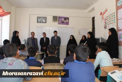 با حضور مدیر امور پردیس های دانشگاه فرهنگیان خراسان رضوی انجام شد؛

نخستین دوره ی  کارورزی  روستایی (ده ورزی ) دانشجو معلمان پردیس شهید بهشتی و پردیس شهید هاشمی نژاد دانشگاه فرهنگیان 2