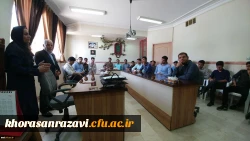 بازدید دانشجویان از مدرسه هیئت امنایی بهاره سلیمی نیشابور