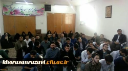 دیدار مسولین وجمعی از نمایندگان تشکل های دانشجویی دانشگاه فرهنگیان واحد علامه طباطبایی سبزوار با امام جمعه سبزوار