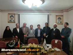 برگزاری جلسه تودیع  از مدیر پژوهش و مدیر روابط عمومی دانشگاه فرهنگیان خراسان رضوی