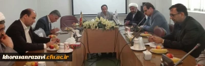 برگزاری جلسه تودیع  از مدیر پژوهش و مدیر روابط عمومی دانشگاه فرهنگیان خراسان رضوی