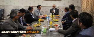 دکتر مجتبوی  در جلسه بازدید فرماندار از دانشگاه فرهنگیان