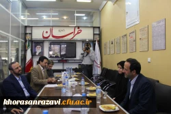 حضور مسئولین دانشگاه فرهنگیان در رسانه ها