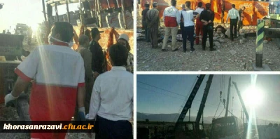 پیام تسلیت مدیر امور پردیس های دانشگاه فرهنگیان خراسان رضوی به دنبال سانحه رانندگی و جان باختن جمعی از دانش آموزان استان هرمزگان