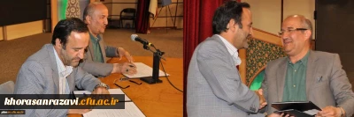 انعقاد تفاهم نامه همکاری های مشترک میان دانشگاه فرهنگیان و کانون پرورش فکری کودکان و نوجوانان خراسان رضوی