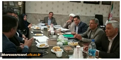 نخستین جلسه شورای مشورتی روسای پردیس ها و واحدهای دانشگاه فرهنگیان خراسان رضوی برگزار شد.