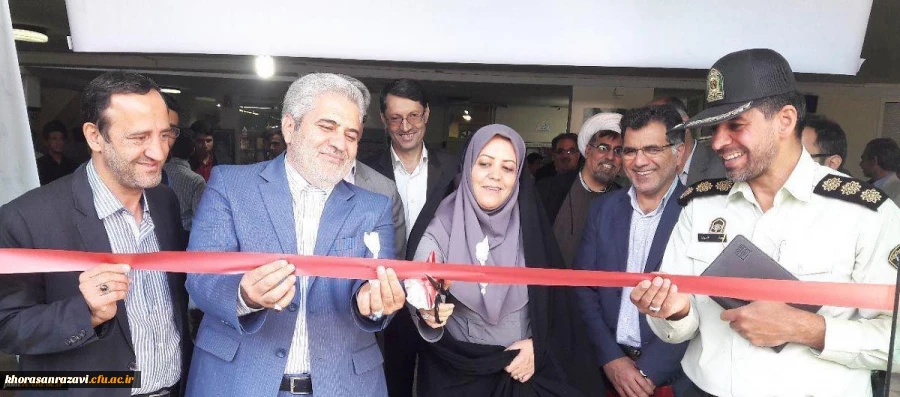 افتتاح رسمی نمایشگاه هفته پدافند غیرعامل دانشگاه فرهنگیان