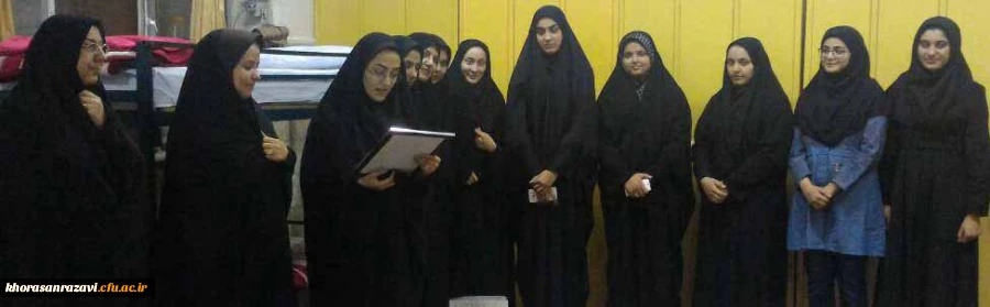 با حضور دکتر کاظمی سرپرست پردیس شهید هاشمی نژاد ، از دانشجو معلمان مستقر در  خوابگاه  105 سرای دانشجویی نرجس  به عنوان خوابگاه برتر تقدیر شد