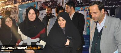 بازدید معاون دانشجویی دانشگاه فرهنگیان از نمایشگاه دستاوردهای پژوهش وفناوری خراسان رضوی