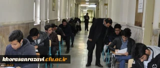 بازدید مدیر امور پردیس های خراسان رضوی از حوزه برگزاری امتحانات پردیس شهید بهشتی