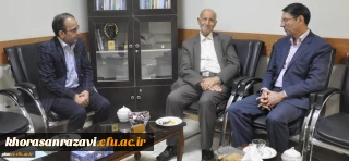 دیدار مشاور وزیر آموزش و پرورش و سرپرست دانشگاه فرهنگیان خراسان رضوی