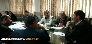 برگزاری جلسه گروه های آموزشی دانشگاه فرهنگیان خراسان رضوی