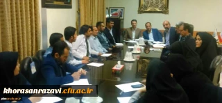 برگزاری نشست هم اندیشی استادان و دانشجویان کارشناسی ارشد دانشگاه فرهنگیان خراسان رضوی