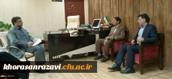 دیدار سرپرست امور پردیس های خراسان رضوی با مدیر کل آموزش و پرورش و مدیرکل توسعه، تجهیز و نوسازی مدارس