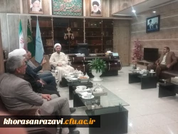 به مناسبت گرامیداشت هفته قوه قضاییه برگزار شد؛

دیدار سرپرست دانشگاه فرهنگیان با رئیس کل دادگستری خراسان رضوی 2