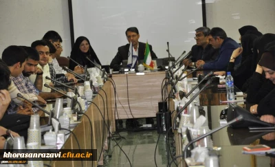 برگزاری نشست علمی تخصصی کشوری «دلایل بی انگیزگی دانشجویان زبان انگلیسی دانشگاه فرهنگیان خراسان رضوی»