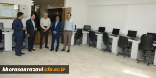 بازدید مهندس رضایی سرپرست مرکز هوشمند سازی دانشگاه فرهنگیان کشور  از  دانشگاه فرهنگیان ثامن الحجج (ع) مشهد