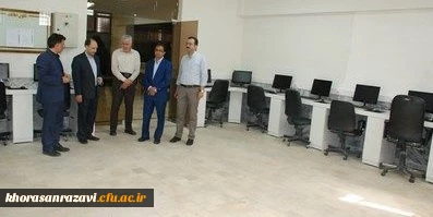 بازدید مهندس رضایی سرپرست مرکز هوشمند سازی دانشگاه فرهنگیان کشور  از  دانشگاه فرهنگیان ثامن الحجج (ع) مشهد