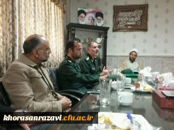 سرپرست دانشگاه فرهنگیان خراسان رضوی در جلسه با مسئول بسیج فرهنگیان سپاه امام رضا(ع) گفت:

پوشش برنامه های بسیج باید فراگیر باشد 2