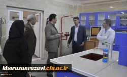 بازدید معاون آموزشی و تحصیلات تکمیلی دانشگاه فرهنگیان از آزمایشگاه های پردیس شهید بهشتی