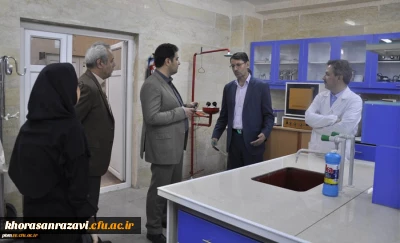 بازدید معاون آموزشی و تحصیلات تکمیلی دانشگاه فرهنگیان از آزمایشگاه های پردیس شهید بهشتی