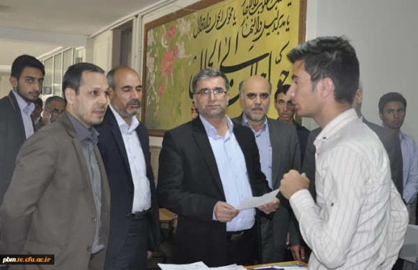 بازدید مدیرکل آموزش و پرورش خراسان رضوی از روند انجام مصاحبه داوطلبان ورود به دانشگاه فرهنگیان استان 3
