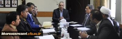 معاون آموزشی، پژوهشی و فرهنگی امور پردیس های خراسان رضوی در جلسه کارگروه غنی سازی اوقات فراغت دانشجویان پردیس شهید بهشتی:
 باید دانشجویانی تربیت کنیم که دارای معیارهای اصلی یک انسان متدین باشند