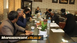 برگزاری جلسه هماهنگی و هم اندیشی مدیران دانشگاه فرهنگیان خراسان رضوی