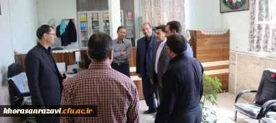 بازدید مسئولین سازمان مرکزی دانشگاه فرهنگیان کشور از دانشگاه فرهنگیان واحد شهید رجایی تربت حیدریه